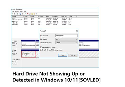 Hard Drive Not Showing Up, Why and How to Fix [10 .